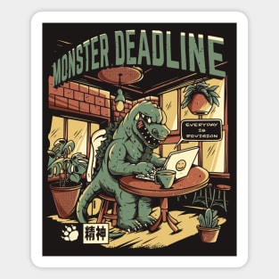 Monster Deadline Magnet